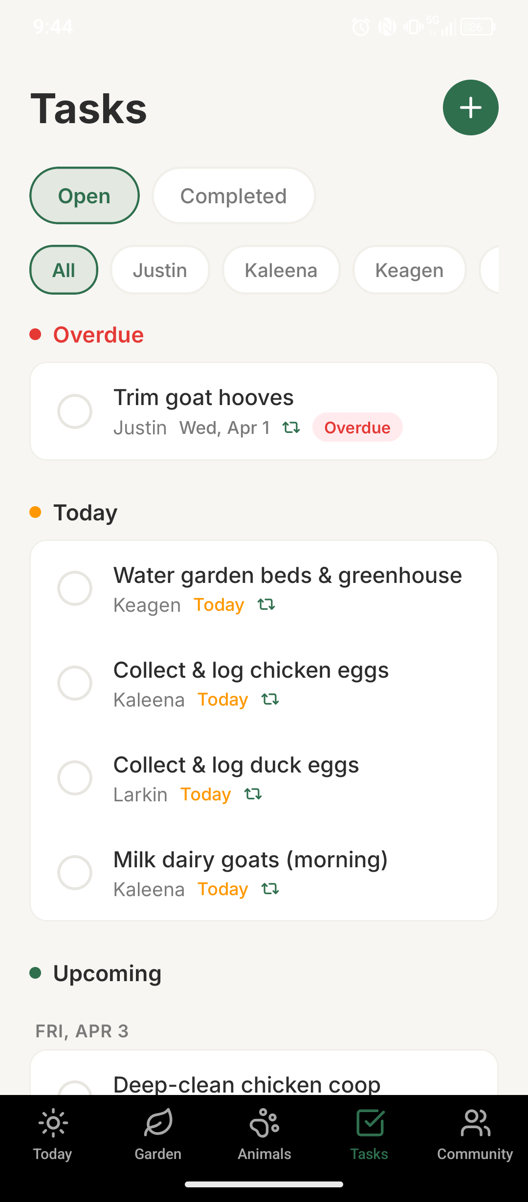 Tendaro — Homestead Management App | Rooted In Pixels